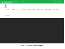Tablet Screenshot of cds.edu.np