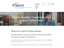 Tablet Screenshot of ndco.cds.org.au